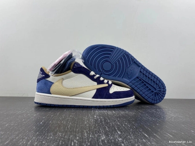 Bmlin 1 SCOTT AIR CUSTOM JORDAN DM7866-808 X TRAVIS 0708